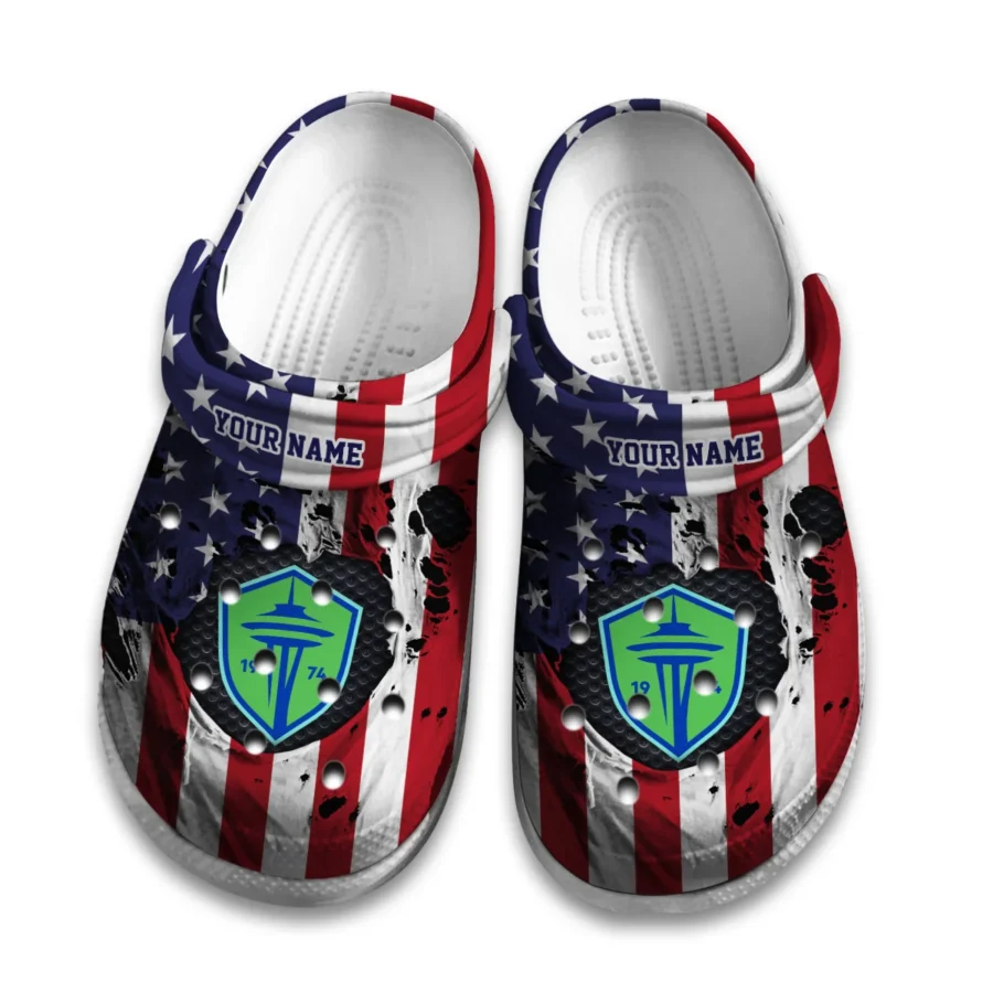 Special Release MLS Seattle Sounders Classic Crocs All Over Print HOMLS151024CRO01SEA