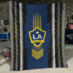 Abstract Geometric Pattern MLS Los Angeles FC Exclusive All Over Prints BLMLS101024A2LAFBLK - Blanket