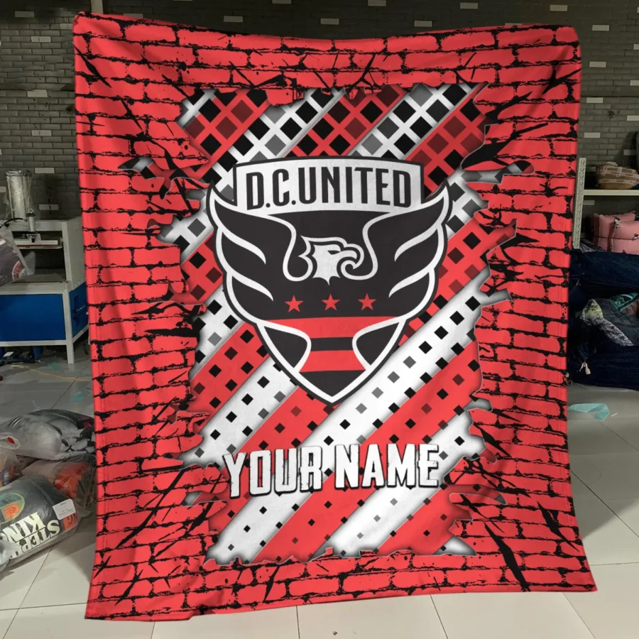 Breaking Wall MLS DC United Exclusive All Over Prints BLMLS111024A1DCBLK - Blanket