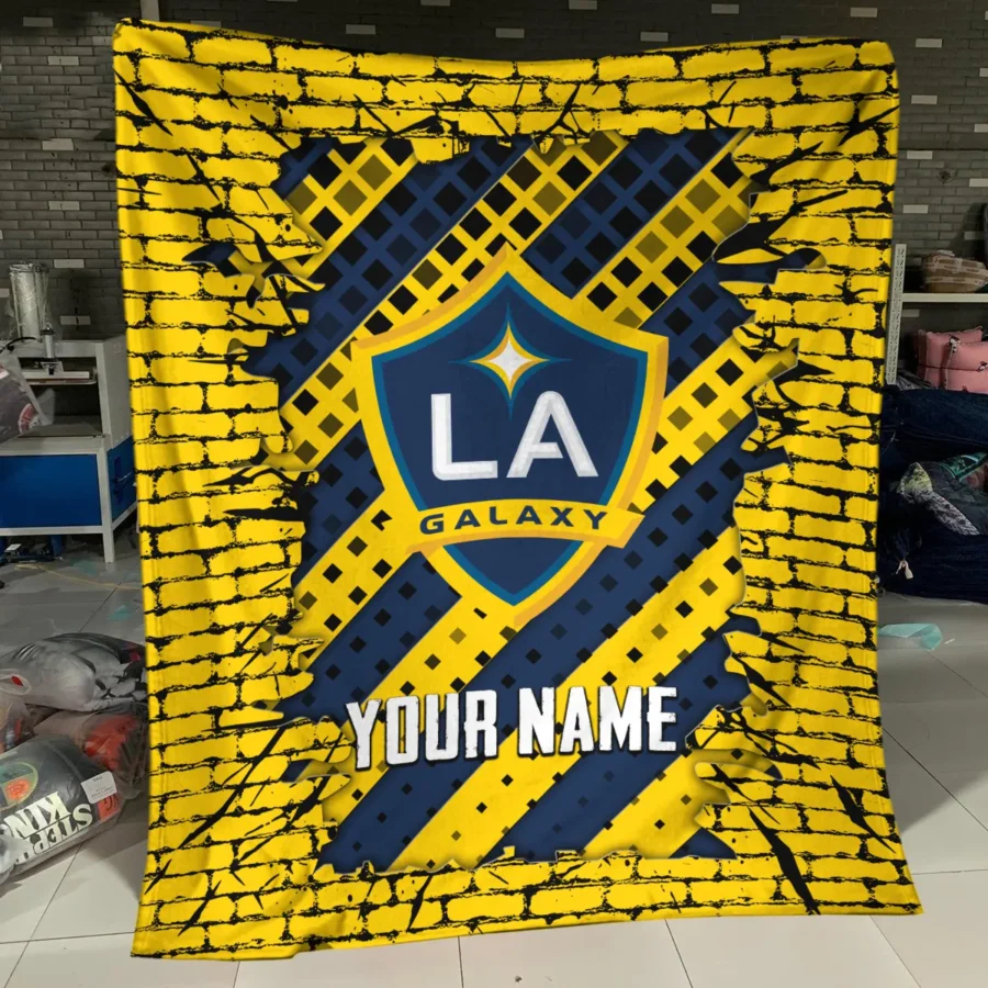 Breaking Wall MLS LA Galaxy Exclusive All Over Prints BLMLS111024A1LABLK - Blanket