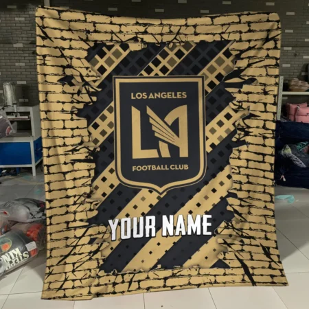 Breaking Wall MLS Los Angeles FC Exclusive All Over Prints BLMLS111024A1LAFBLK - Blanket