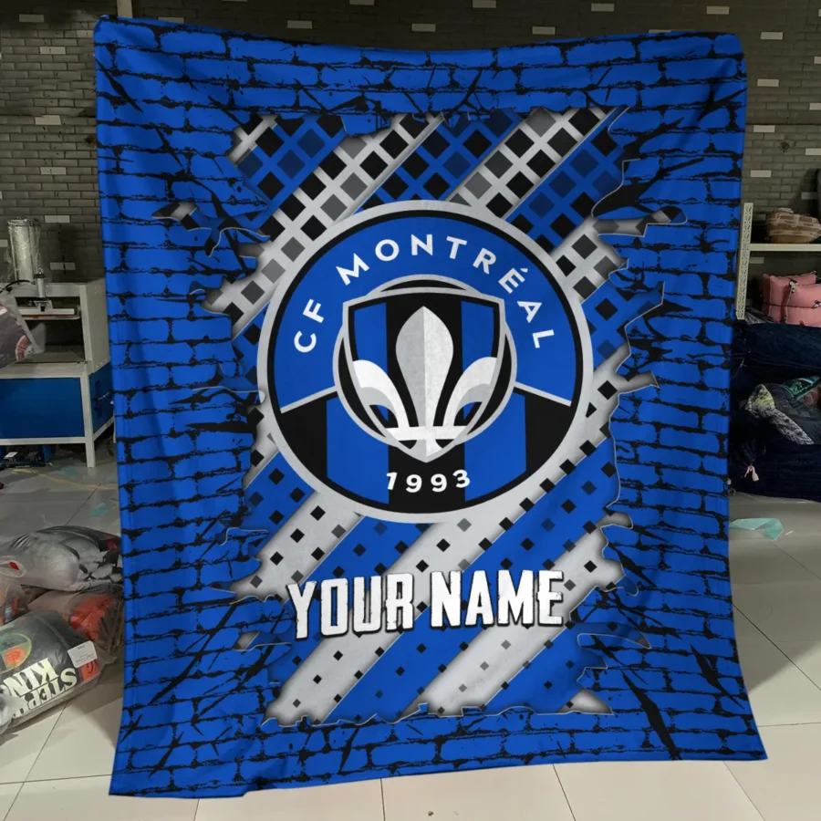 Breaking Wall MLS CF Montreal Exclusive All Over Prints BLMLS111024A1MTLBLK - Blanket