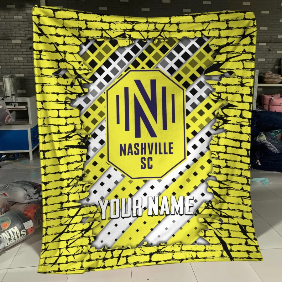 Breaking Wall MLS Nashville SC Exclusive All Over Prints BLMLS111024A1NSHBLK - Blanket