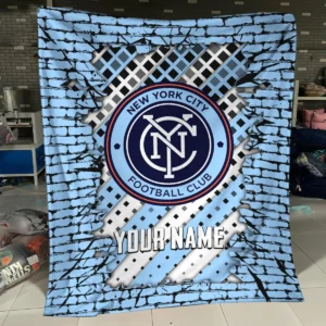 Breaking Wall MLS New York Red Bulls Exclusive All Over Prints BLMLS111024A1NYBLK - Blanket