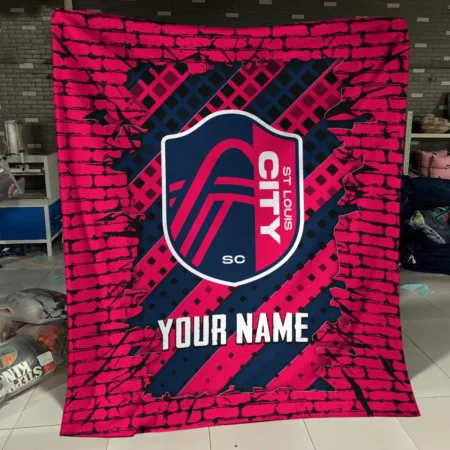 Breaking Wall MLS St. Louis City Exclusive All Over Prints BLMLS111024A1STLBLK - Blanket