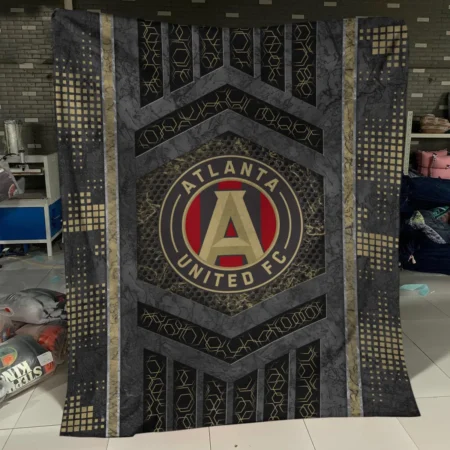 MLS Atlanta United Exclusive All Over Prints BLMLS111024A2ATLBLK - Blanket