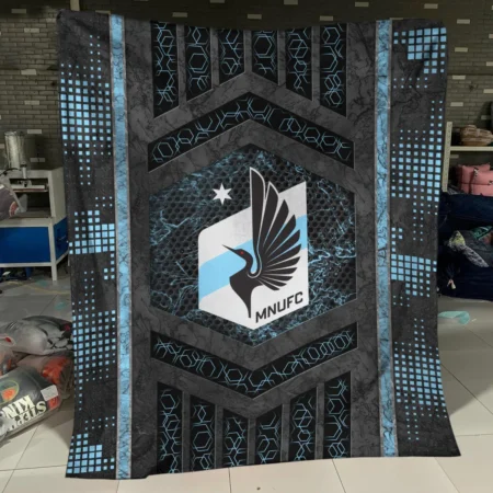 MLS Minnesota United Exclusive All Over Prints BLMLS111024A2MINBLK - Blanket