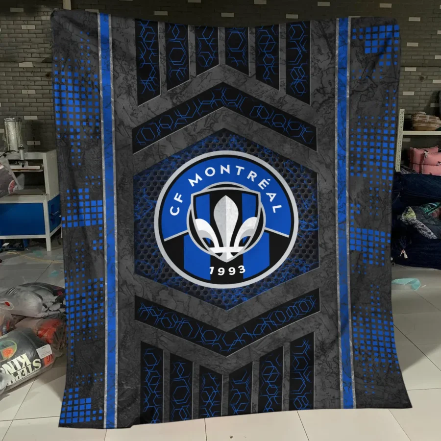 MLS CF Montreal Exclusive All Over Prints BLMLS111024A2MTLBLK - Blanket