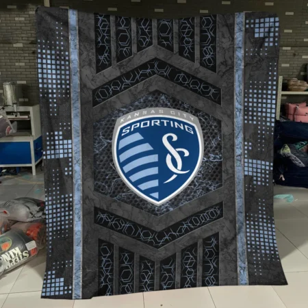 MLS Sporting Kansas City Exclusive All Over Prints BLMLS111024A2SKCBLK - Blanket