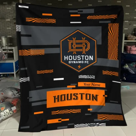 Custom Name MLS Houston Dynamo Exclusive All Over Prints BLMLS151024A1HOUBLK - Blanket