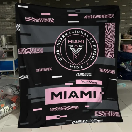 Custom Name MLS Inter Miami Exclusive All Over Prints BLMLS151024A1MIABLK - Blanket