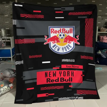 Custom Name MLS New York Red Bulls Exclusive All Over Prints BLMLS151024A1NYBLK - Blanket