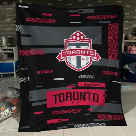 Custom Name MLS Toronto FC Exclusive All Over Prints BLMLS151024A1TORBLK - Blanket