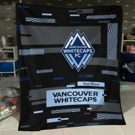 Custom Name MLS Vancouver Whitecaps Exclusive All Over Prints BLMLS151024A1VANBLK - Blanket