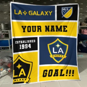 Custom Name MLS Los Angeles FC Exclusive All Over Prints BLMLS151024A2LAFBLK - Blanket