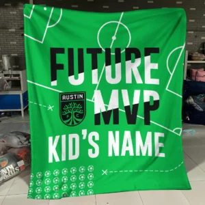 Future MVP Custom Kid Name MLS Atlanta United Exclusive All Over Prints BLMLS161024A1ATLBLK - Blanket