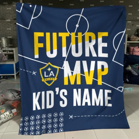 Future MVP Custom Kid Name MLS LA Galaxy Exclusive All Over Prints BLMLS161024A1LABLK - Blanket