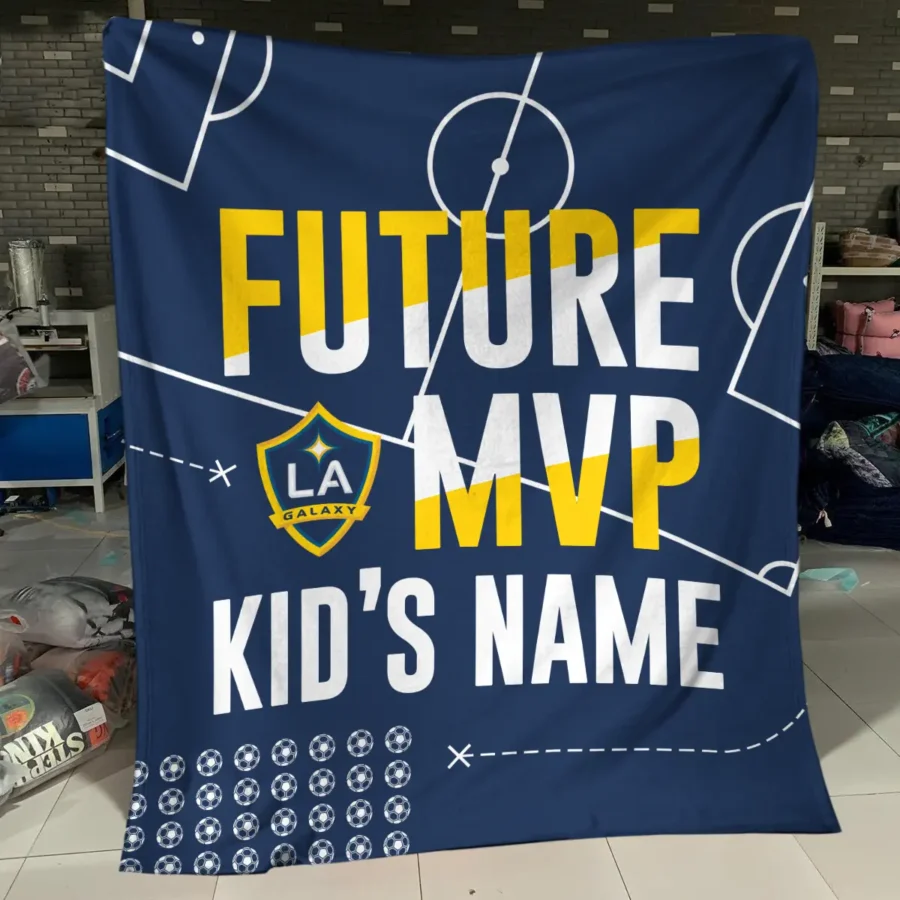 Future MVP Custom Kid Name MLS LA Galaxy Exclusive All Over Prints BLMLS161024A1LABLK - Blanket