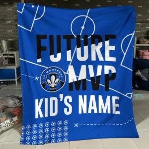 Future MVP Custom Kid Name MLS Minnesota United Exclusive All Over Prints BLMLS161024A1MINBLK - Blanket