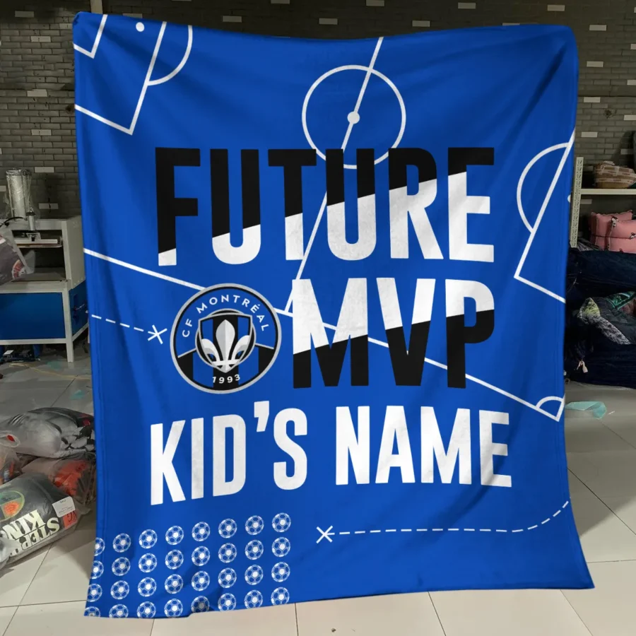 Future MVP Custom Kid Name MLS CF Montreal Exclusive All Over Prints BLMLS161024A1MTLBLK - Blanket