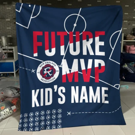 Future MVP Custom Kid Name MLS New England Exclusive All Over Prints BLMLS161024A1NEBLK - Blanket