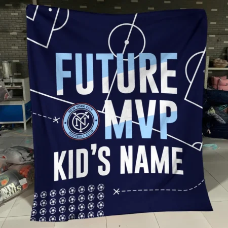 Future MVP Custom Kid Name MLS New York City Exclusive All Over Prints BLMLS161024A1NYCBLK - Blanket