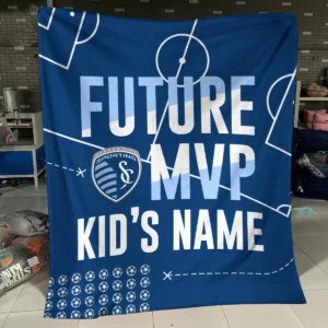 Future MVP Custom Kid Name MLS San Jose Earthquakes Exclusive All Over Prints BLMLS161024A1SJBLK - Blanket