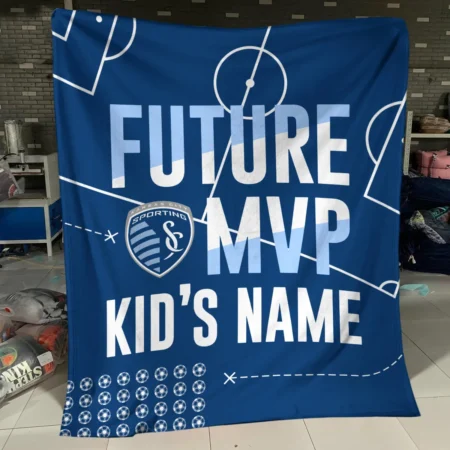 Future MVP Custom Kid Name MLS Sporting Kansas City Exclusive All Over Prints BLMLS161024A1SKCBLK - Blanket