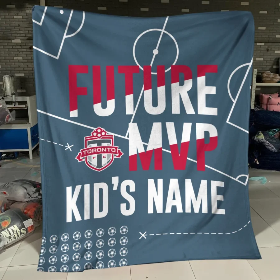 Future MVP Custom Kid Name MLS Toronto FC Exclusive All Over Prints BLMLS161024A1TORBLK - Blanket