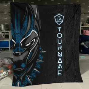 Black Panther Custom Name MLS Los Angeles FC Exclusive All Over Prints BLMLS161024A2LAFBLK - Blanket