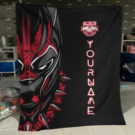 Black Panther Custom Name MLS New York Red Bulls Exclusive All Over Prints BLMLS161024A2NYBLK - Blanket