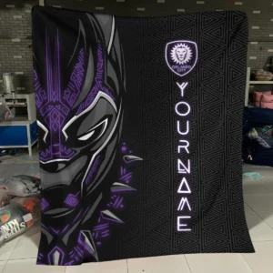 Black Panther Custom Name MLS Nashville SC Exclusive All Over Prints BLMLS161024A2NSHBLK - Blanket