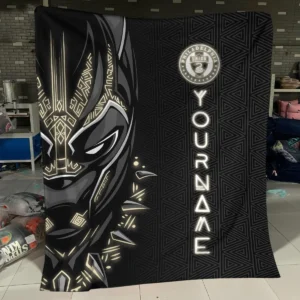 Black Panther Custom Name MLS Portland Timbers Exclusive All Over Prints BLMLS161024A2PORBLK - Blanket