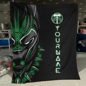 Black Panther Custom Name MLS Philadelphia Union Exclusive All Over Prints BLMLS161024A2PHIBLK - Blanket