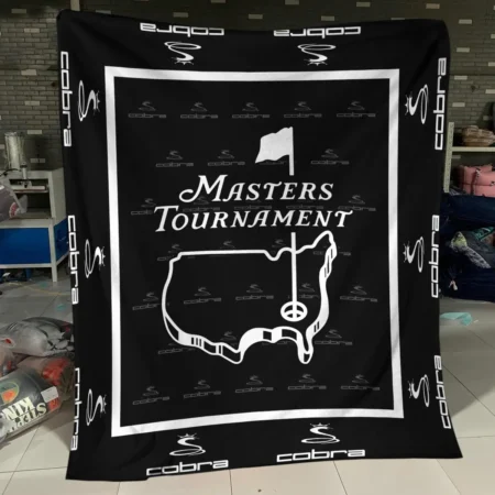 Masters Tournament Tournament Cobra Golf Brand Exclusive Logo All Over Prints BLMT221024A01CBBLK - Blanket