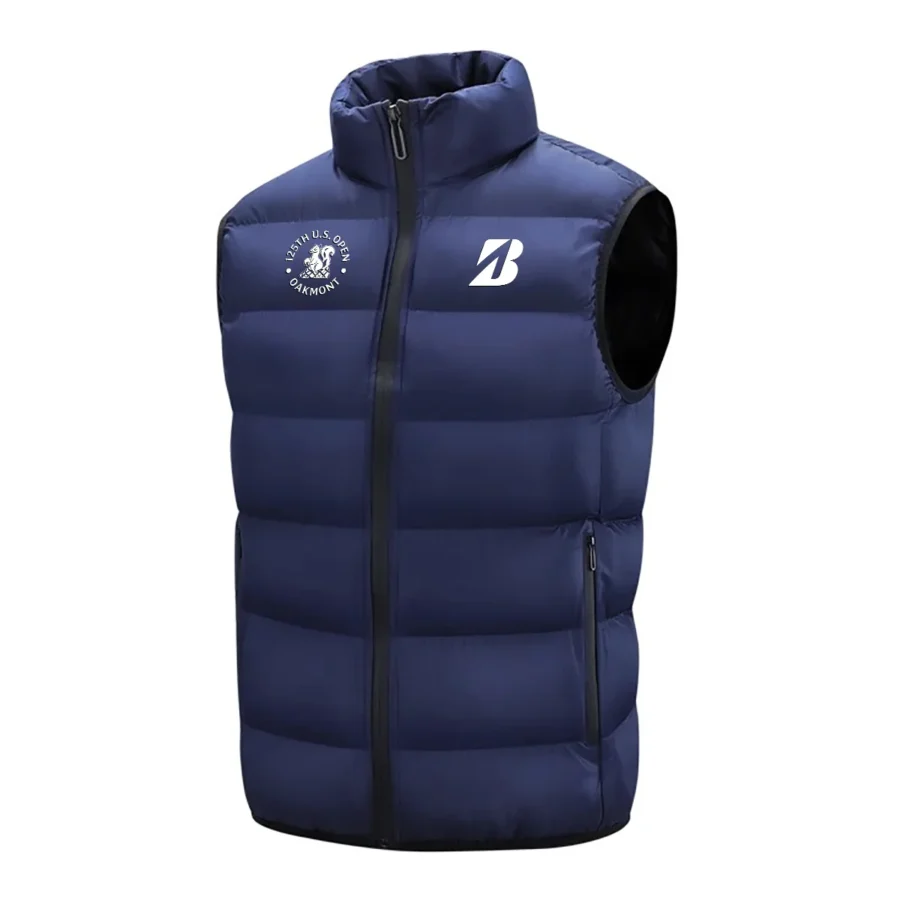 Bridgestone Golf 125th U.S. Open Exclusive Logo Cotton Vest Sleeveless Jacket HO125251024WV01BR - Navy