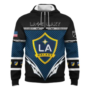 MLS LA Galaxy Exclusive All Over Prints BLMLS31024A1LAZHD - Zip Hoodie