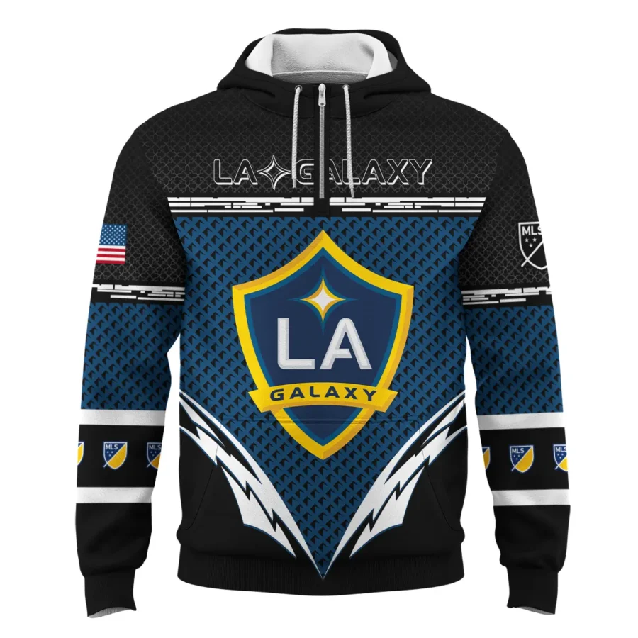 MLS LA Galaxy Exclusive All Over Prints BLMLS31024A1LAQHD - 1/4 Zipper Hoodie