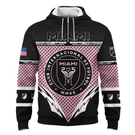 MLS Inter Miami Exclusive All Over Prints BLMLS31024A1MIAQHD - 1/4 Zipper Hoodie