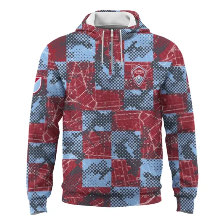 MLS Colorado Rapids Exclusive All Over Prints BLMLS41024A1COLQHD - 1/4 Zipper Hoodie