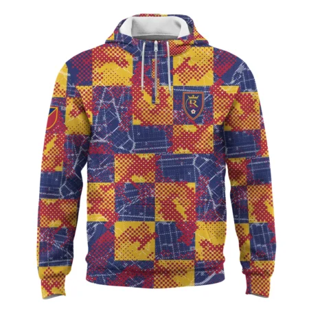 MLS Real Salt Lake Exclusive All Over Prints BLMLS41024A1RSLQHD - 1/4 Zipper Hoodie