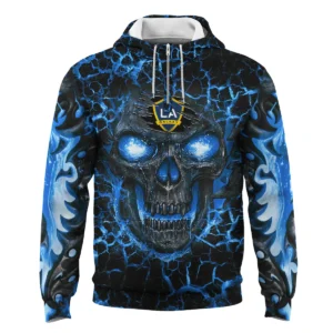 Flaming Skull MLS Inter Miami Exclusive All Over Prints BLMLS41024A3MIAQHD - 1/4 Zipper Hoodie