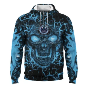 Flaming Skull MLS Los Angeles FC Exclusive All Over Prints BLMLS41024A3LAFQHD - 1/4 Zipper Hoodie