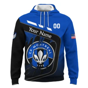 MLS CF Montreal Exclusive All Over Prints BLMLS51024A1MTLSWZ - Quarter Zip Jacket