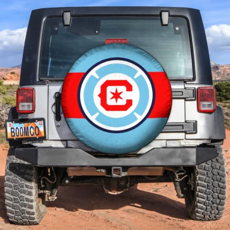 MLS Chicago Fire Exclusive Spare Tire Cover Car Accessories BLMLS71024A2CHILTT