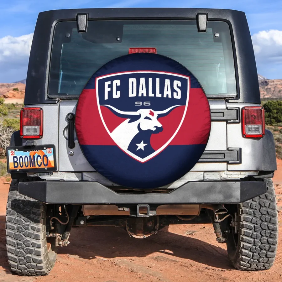 MLS FC Dallas Exclusive Spare Tire Cover Car Accessories BLMLS71024A2DALLTT