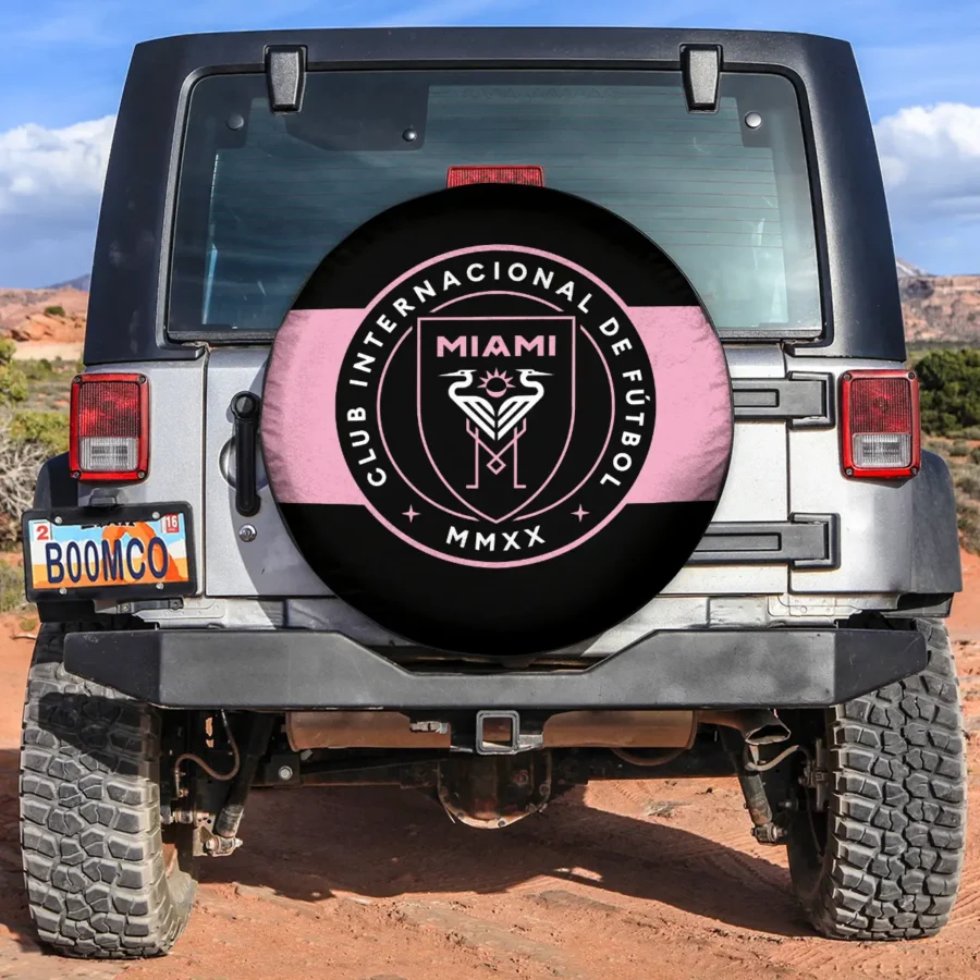 MLS Inter Miami Exclusive Spare Tire Cover Car Accessories BLMLS71024A2MIALTT