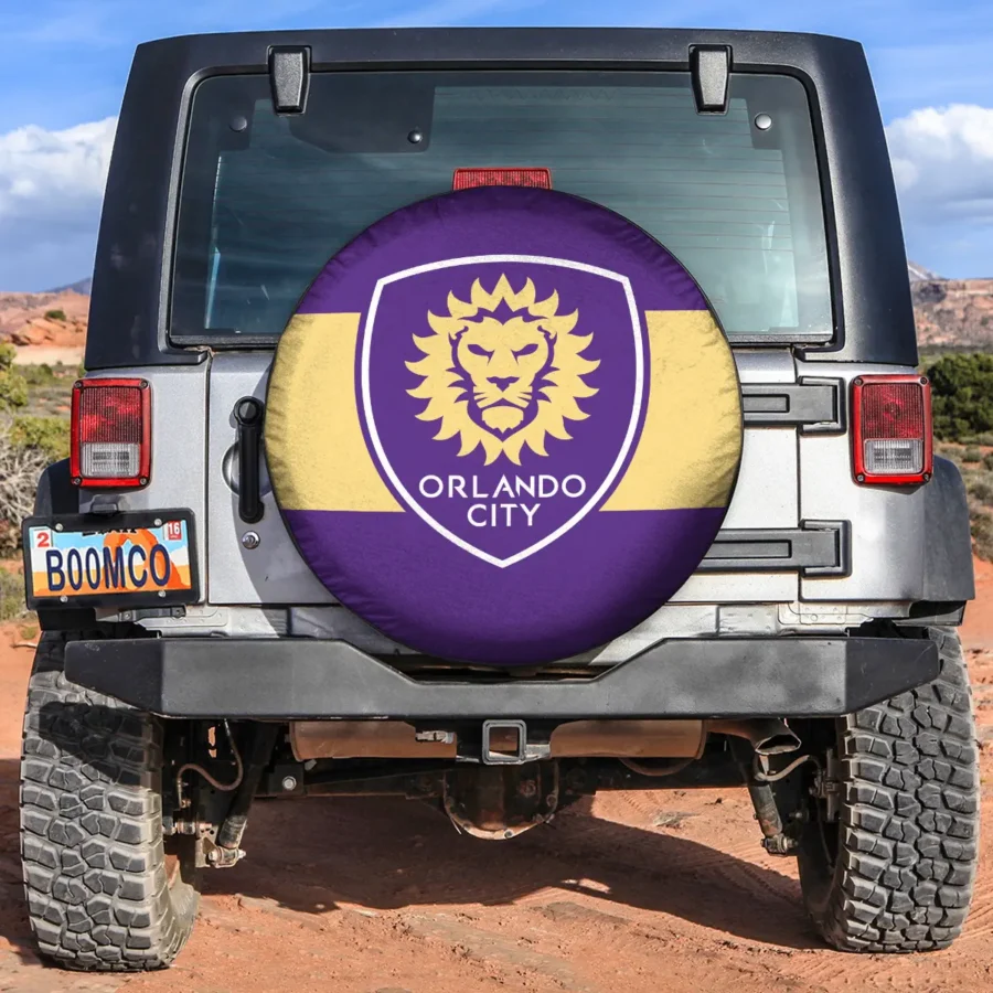 MLS Orlando City Exclusive Spare Tire Cover Car Accessories BLMLS71024A2ORLLTT