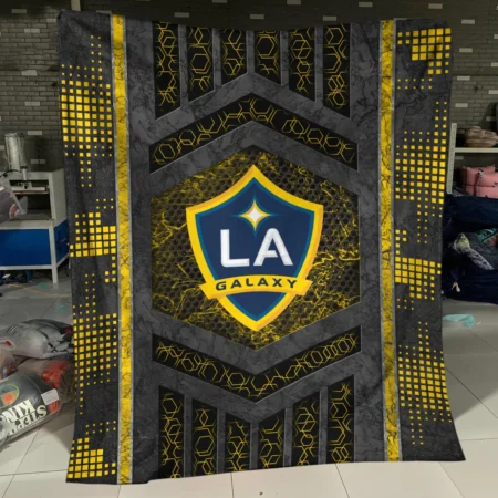 MLS LA Galaxy Exclusive All Over Prints BLMLS111024A2LABLK - Blanket