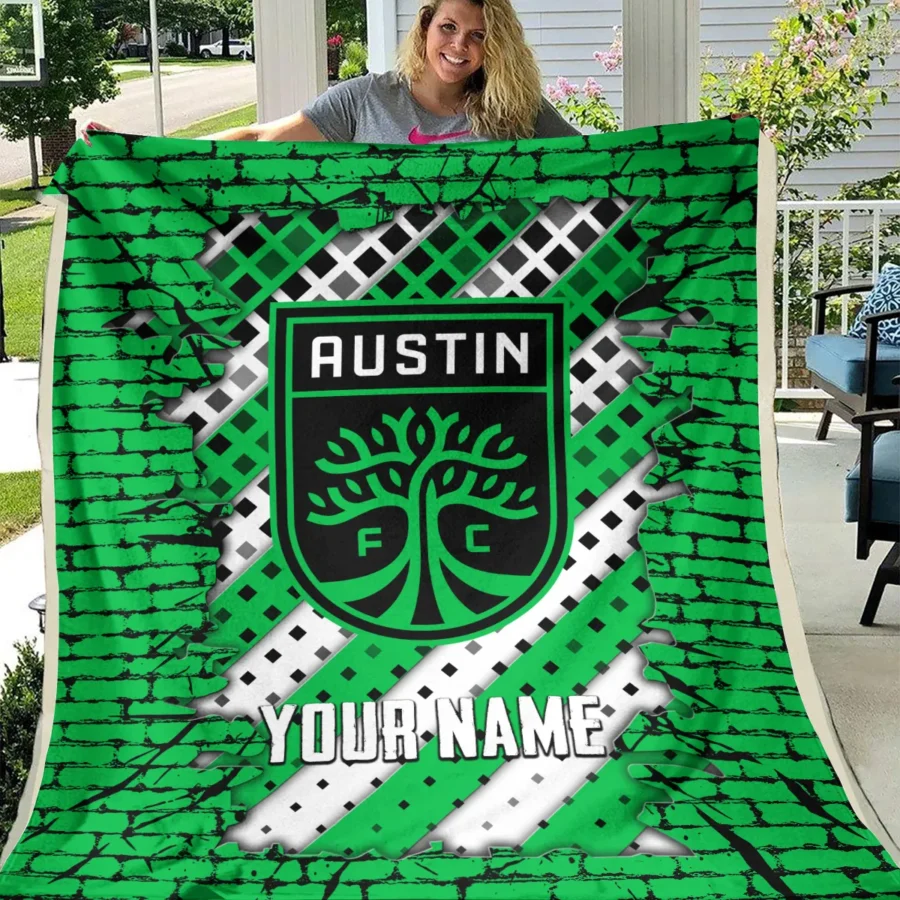 Breaking Wall MLS Austin FC Exclusive All Over Prints BLMLS111024A1ATXBLK - Blanket